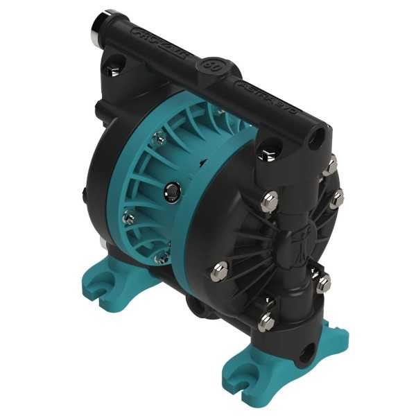 Pompe à membrane 1/2" PVDF / PTFE série DDE 060 ARGAL