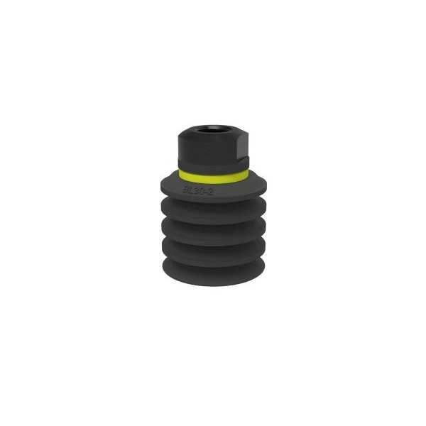 Ventouse PIAB Type BL30-2 Chloroprène fixations 1/8" femelle avec filtre maille