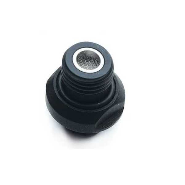 Fixation PIAB pour ventouses taille 20-30mm, G1/8" mâle + Filtre maille