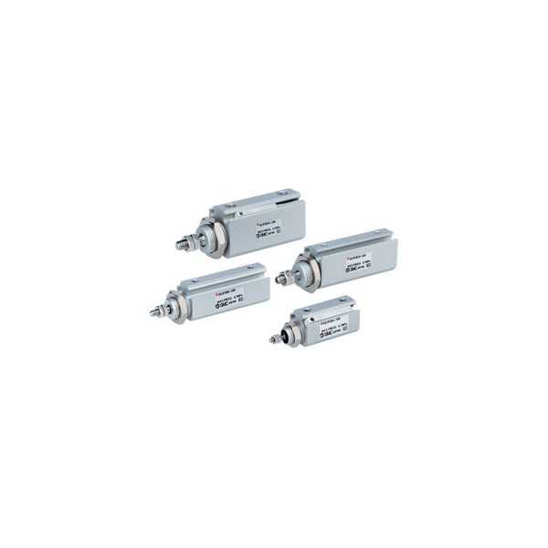 Vérin miniature, double effet, simple tige, SMC, type CDJP2B10-5D