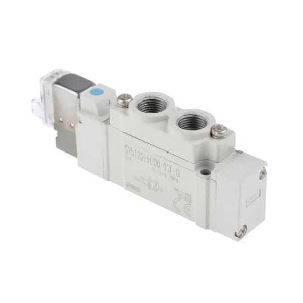 Electrodistributeur 5/2 monostable, SMC, type SY5120-5LOZ-01F-Q
