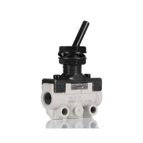 Distributeur 2/3 à commande mécanique, SMC, VM130-01-08A