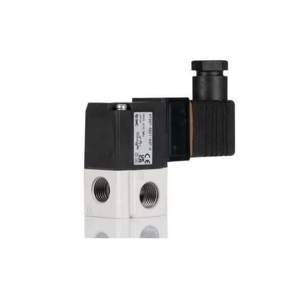 Électrodistributeur 3/2 avec clapet à commande directe, SMC, VT307-5DZ1-02F-Q
