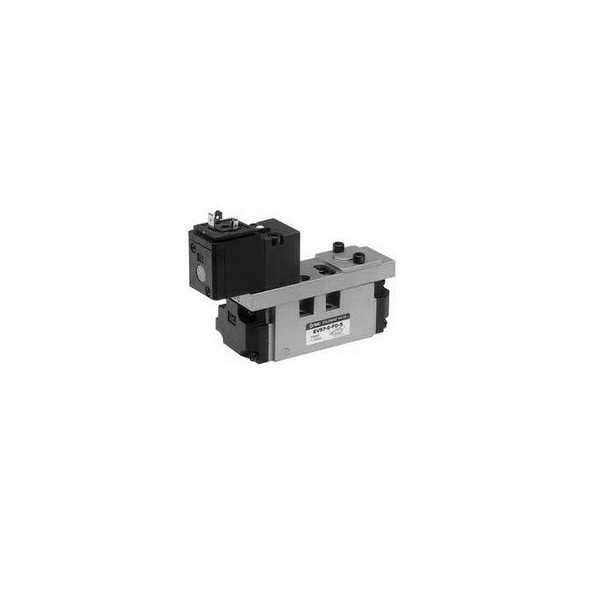 Electrodistributeur ISO 5599-1, 5/2 monostable, SMC, EVS7-6-FG-S-3CVO-Q