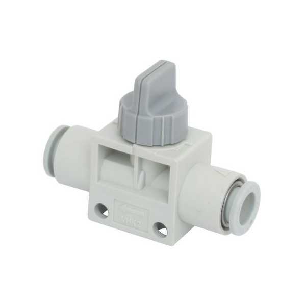 Vanne pneumatique raccord rapide, 2 voies, SMC, VHK2-10F-10F