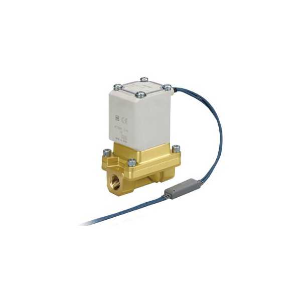 Électrovanne 2/2 à commande asservie pour vapeur, SMC, type VXS245FZ1BA