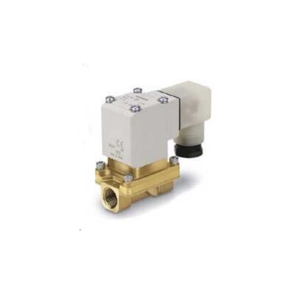 Électrovanne pour huile/eau/air 2/2 à commande asservie à pression différentielle zéro, SMC, type VXZ253HG