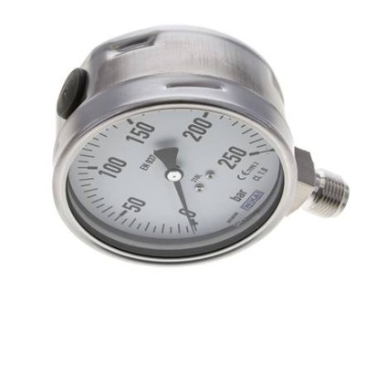 Manomètre WIKA 0 à 250 bar...
