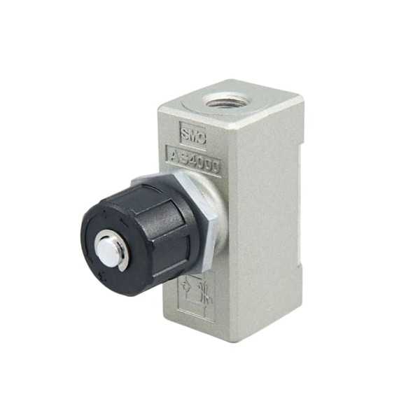 Limiteur de débit standard, version en ligne, SMC, type AS4000-F04