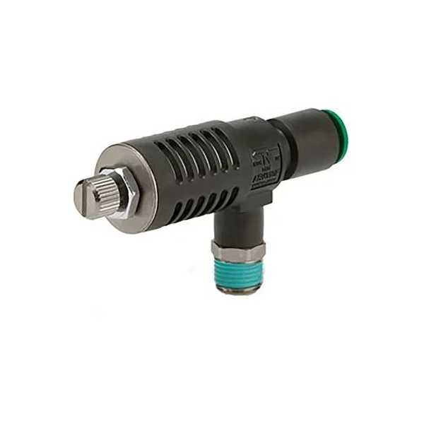 Limiteur de débit d'échappement à raccords instantannées intégrés, SMC, type ASV510F-03-10S