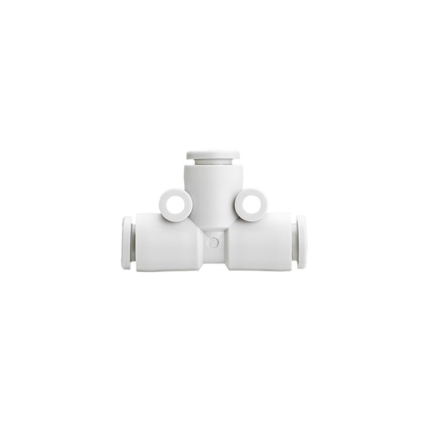 Raccord instantané en "Té", connexion tube-tube, de même diamètre, SMC, type KQ2T08-00A
