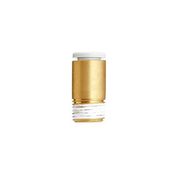 Raccord instantané, raccordement fileté tube-mâle, connecteur mâle à tête hexagonale, SMC, type KQ2S06-01AS