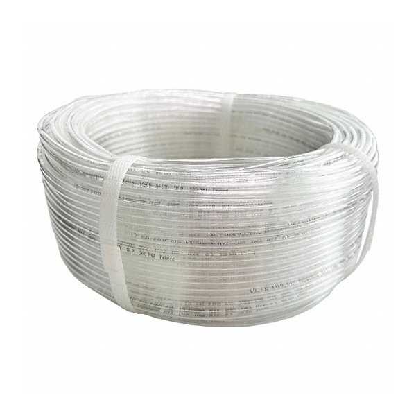 Tube pneumatique en polyuréthane transparent, dimensions 12x8 mm, longueur 100 mètres, SMC, type TU1208C-100