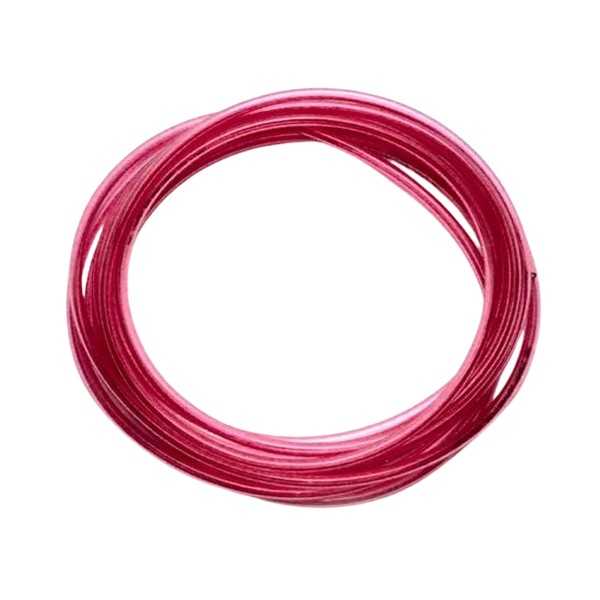 Tube pneumatique en polyuréthane rouge, dimensions 8x5 mm, longueur 20 mètres, SMC, type TU0805R-20