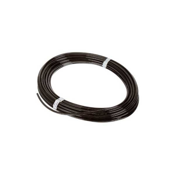 Tube pneumatique en polyuréthane noir, dimensions 8x5 mm, longueur 20 mètres, SMC, type TU0805B-20