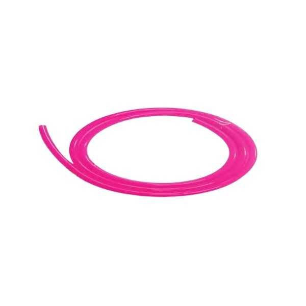 Tube pneumatique en polyuréthane rose fluo, dimensions 6x4 mm, longueur 20 mètres, SMC, type TU0604P1-20