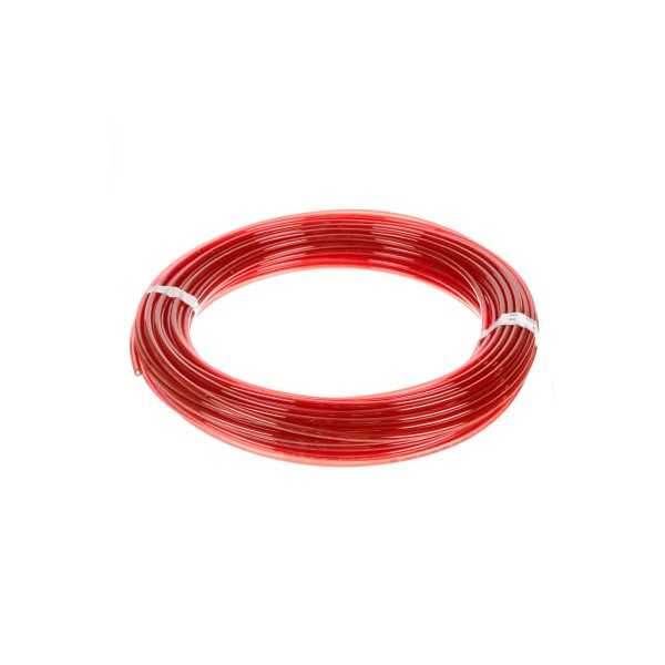 Tube pneumatique en polyuréthane rouge, dimensions 6x4 mm, longueur 20 mètres, SMC, type TU0604R-20