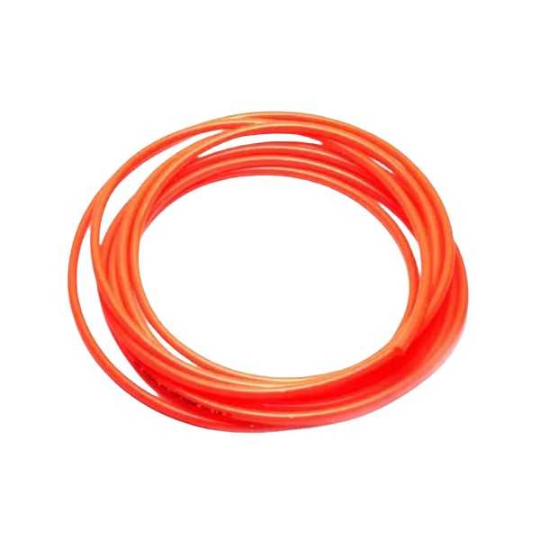 Tube pneumatique en polyuréthane orange, dimensions 6x4 mm, longueur 20 mètres, SMC, type TU0604YR-20