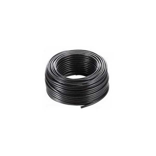 Tube pneumatique en polyuréthane noir, dimensions 4x2.5 mm, longueur 100 mètres, SMC, type TU0425B-100