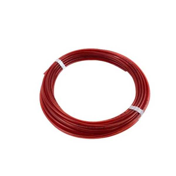 Tube pneumatique en polyuréthane rouge, dimensions 4x2.5 mm, longueur 20 mètres, SMC, type TU0425R-20