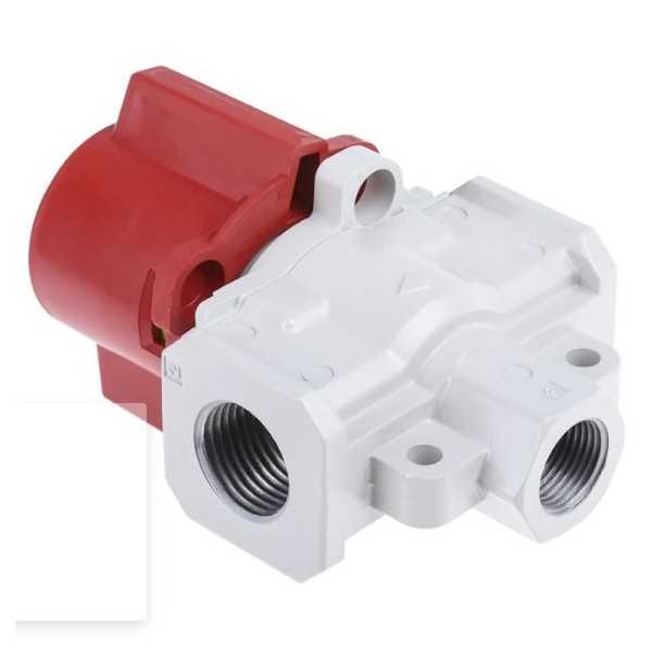 Vanne d'arrêt manuelle 3 voies avec trous de verrouillage, SMC, type VHS50-F10A