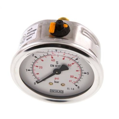 Manomètre WIKA 0 à 6...