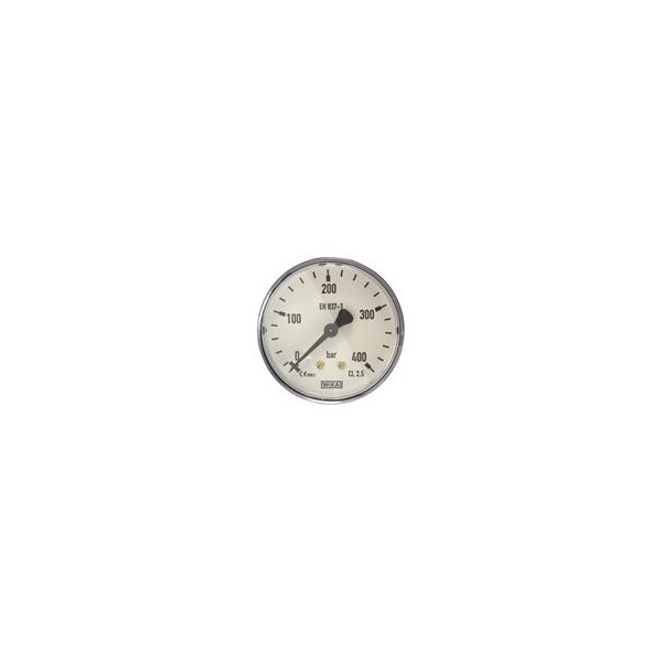 Manomètre WIKA 0 à 400 bar Raccord arrière G1/4" 063mm ABS/laiton